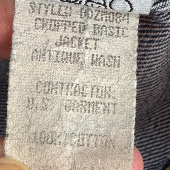 Vintage Calvin Klein Jeans Women's Medium Denim Jean Jacket Basic Cropped M USA - Picture 5 of 7